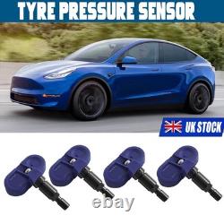 4x capteurs de pression des pneus TPMS bleus pour Tesla Model 3 S X Y 2020-2025 1490701-01b