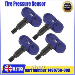 4x capteurs de pression des pneus TPMS bleus pour Tesla Model 3 S X Y 2020-2025 1490701-01b