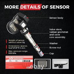8PCS Capteur TPMS Autel 2 en 1 315 MHz 433 MHz MX-Sensor Système de surveillance de la pression des pneus