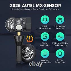 8pcs Autel TPMS MX-Sensor 2en1 315MHz & 433MHz Programmation Sans Fil