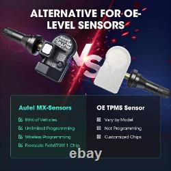 8pcs Autel TPMS MX-Sensor 2en1 315MHz & 433MHz Programmation Sans Fil