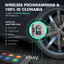 8pcs Autel TPMS MX-Sensor 2en1 315MHz & 433MHz Programmation Sans Fil