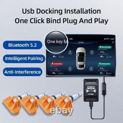 Affichage synchronisé de la pression des pneus avec navigation Android + Bluetooth