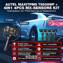 Autel MaxiTPMS TS508WF avec capteur OBD de réinitialisation du système de surveillance de la pression des pneus