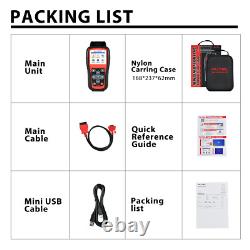 Autel TS508WF Scanner de Programmation TPMS Outil de Réapprentissage du Système de Surveillance de Pression des Pneus