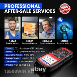 Autel TS508WiFi Kit Outil de Réapprentissage du Système de Surveillance de Pression des Pneus + 8 Capteurs TPMS