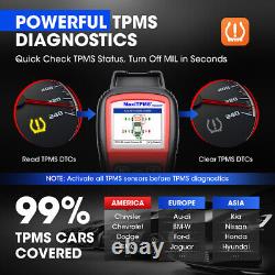Autel TS508WiFi Kit Outil de Réapprentissage du Système de Surveillance de Pression des Pneus + 8 Capteurs TPMS