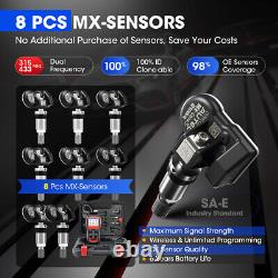 Autel TS508WiFi Kit Outil de Réapprentissage du Système de Surveillance de Pression des Pneus + 8 Capteurs TPMS