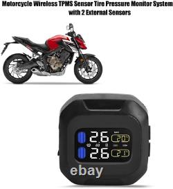 Bediffer Universal Motorcycle Sans Fil Tpms Sensor Système De Surveillance De La Pression Des Pneus