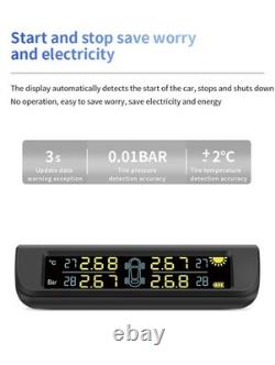 CAREUD T882-NF+ Système de surveillance de la pression des pneus de voiture TPMS + 4 capteurs internes