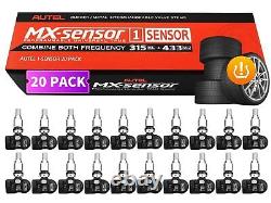 Capteur TPMS 20Autel 315MHz 433MHz 2-en-1 MX-Sensor à enficher Moniteur de Pression des Pneus