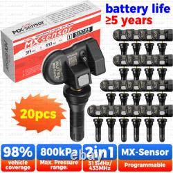 Capteur TPMS Autel MX-Sensor 315MHz&433MHz Valve en Caoutchouc Universelle Programmable UK