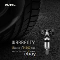 Capteur TPMS universel programmable Autel MX-Sensor 315 MHz + 433 MHz avec valve métallique