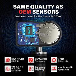 Capteur de Surveillance de Pression des Pneus Autel MX-Sensor 2025 315 & 433MHz 2 en 1 Pack de 4