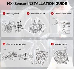 Capteur de pression des pneus automatique Autel TPMS MX-Sensor 2 en 1 315MHz & 433MHz programmable