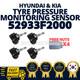 Capteur De Surveillance De La Pression Des Pneus Tpms D'origine Oem Hyundai Kia Avec Valve Et &eacute;crou