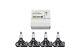 Capteur De Surveillance De Pression Des Pneus 4x Tpms 6798872 Roadster R58 Cooper S R56 Mini