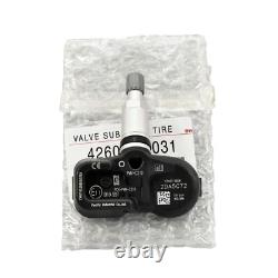 Capteur de surveillance de pression des pneus TPMS 4X 42607-02031 TOYOTA COROLLA E13 CAMRY IQ