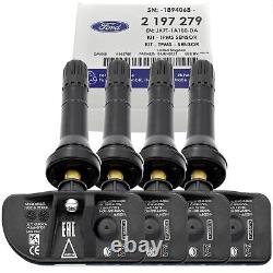 Capteur de surveillance de pression des pneus TPMS 4X JX7T-1A180-DA FORD PUMA MK2 ST KUGA II