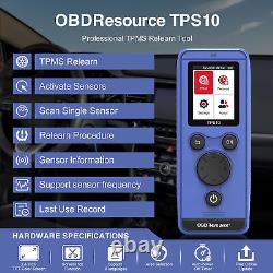 Capteur de surveillance de pression des pneus TPMS TPS10 pour Jeep Grand Cherokee - Réinitialisation et réapprentissage