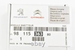 Capteur de système de surveillance de la pression des pneus 4X TPMS 9811536380 Citroën C-Elysée