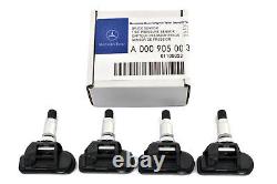 Capteur de système de surveillance de la pression des pneus 4X TPMS A0009050030 MB GL X164 GLE W166
