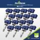 Durosense Compact Tpms Capteurs Vierges Programmables De Pression Des Pneus, Lot De 16, Argent&eacute;s