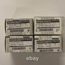 Ensemble de 4 nouvelles valves TPMS Nissan capteurs de pression des pneus 407005DA0B
