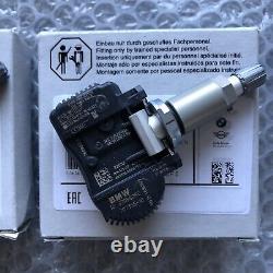 Ensemble de deux capteurs de pression des pneus d'origine OEM authentiques BMW TPMS C36106881890