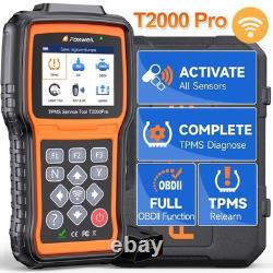 Foxwell T2000 PRO Scanner de Diagnostic Automobile Outil de Système de Surveillance de Pression des Pneus TPMS