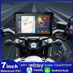 GPS portable 7'' avec capteurs TPMS de surveillance de la pression des pneus pour moto, IPX7