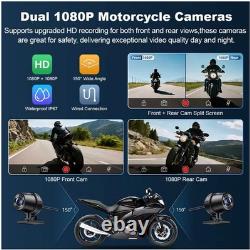 GPS portable 7'' avec capteurs TPMS de surveillance de la pression des pneus pour moto, IPX7