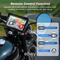 GPS portable 7'' avec capteurs TPMS de surveillance de la pression des pneus pour moto, IPX7