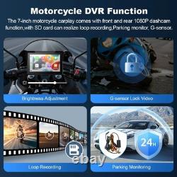 GPS portable 7'' avec capteurs TPMS de surveillance de la pression des pneus pour moto, IPX7