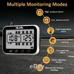 Guta Tire Pressure Monitoring System-10 Capteur Externe (0-188 Psi) Tpms, 7 Alar