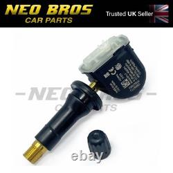 Kit TPMS de 4 capteurs et valves de surveillance de pression des pneus OE, Vauxhall 433 MHz 13598773