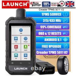 LANCEMENT 2025 Creader TPMS 5011 V2 Scanner de Service de Capteur de Surveillance de Pression des Pneus