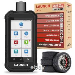 LANCEMENT de l'outil de surveillance de la pression des pneus Creader TPMS 5011 V2 pour réinitialisation/activation TPMS