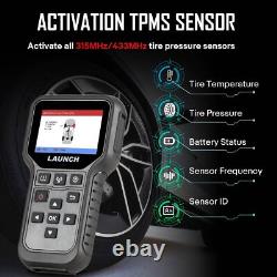 LANCER CRT5011E TPMS Activation Diagnostic Apprentissage du Capteur de Surveillance de Pression des Pneus