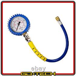 Manomètre de pression des pneus 0-2,5 bar précis 63 mm