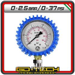 Manomètre de pression des pneus 0-2,5 bar précis 63 mm