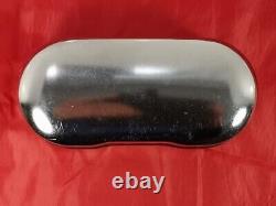 Manomètre de pression des pneus Porsche authentique dans son étui chromé d'origine rare