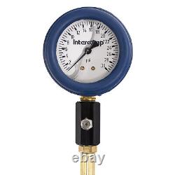 Manomètre de pression des pneus de voiture de course/rallye Intercomp liquide rempli - 0-30 psi x 1/2 psi