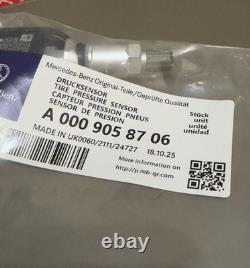 Mercedes 4PCS A0009058706 TPMS 433 MHz 0009058706 pour les séries Classe C, S, E, GLB, GLE