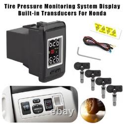 Nouveau système de surveillance de la pression des pneus avec écran et transducteurs intégrés pour Honda