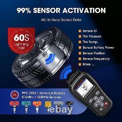 Outil de diagnostic TPMS Autel MaxiTPMS TS408S pour système de surveillance de la pression des pneus de voiture