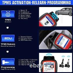 Outil de diagnostic TPMS Autel TS508K Moniteur de pression des pneus de voiture TS508+ 8 capteurs