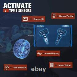 Outil de diagnostic TPMS Autel TS508K Moniteur de pression des pneus de voiture TS508+ 8 capteurs
