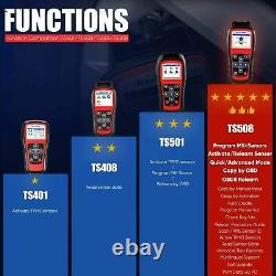 Outil de diagnostic TPMS Autel TS508K Moniteur de pression des pneus de voiture TS508+ 8 capteurs