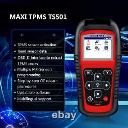 Outil de diagnostic TPMS Autel TS508WF pour le suivi des pneus et le dépannage de la pression des pneus.